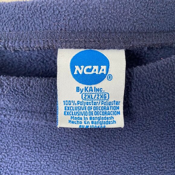 Syracuse University Men's Pullover Sweatshirt 2XL  Navy Blue Polyester Long Slee - Picture 7 of 10